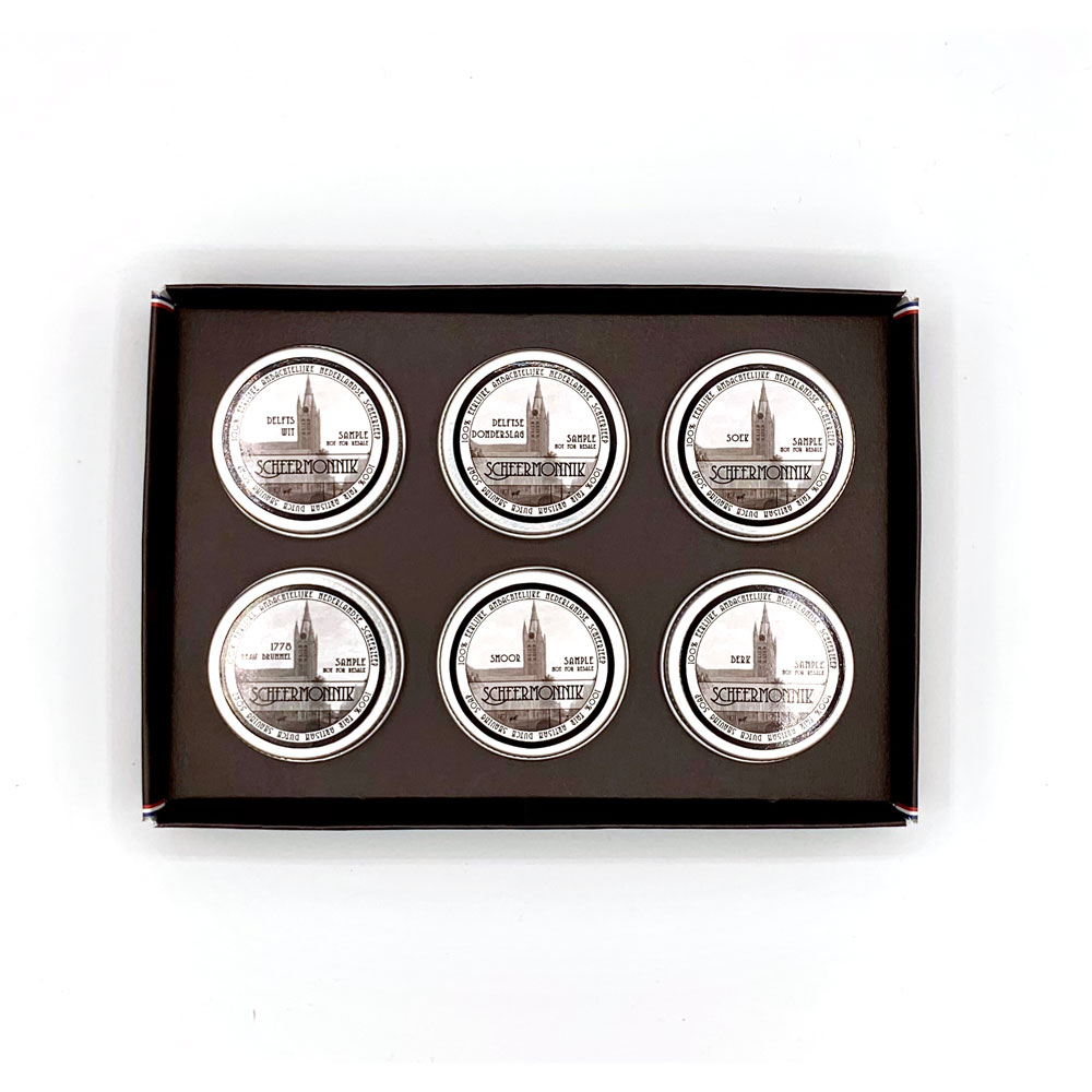 Scheermonnik Set Prova sapone da barba 6 x 15 g