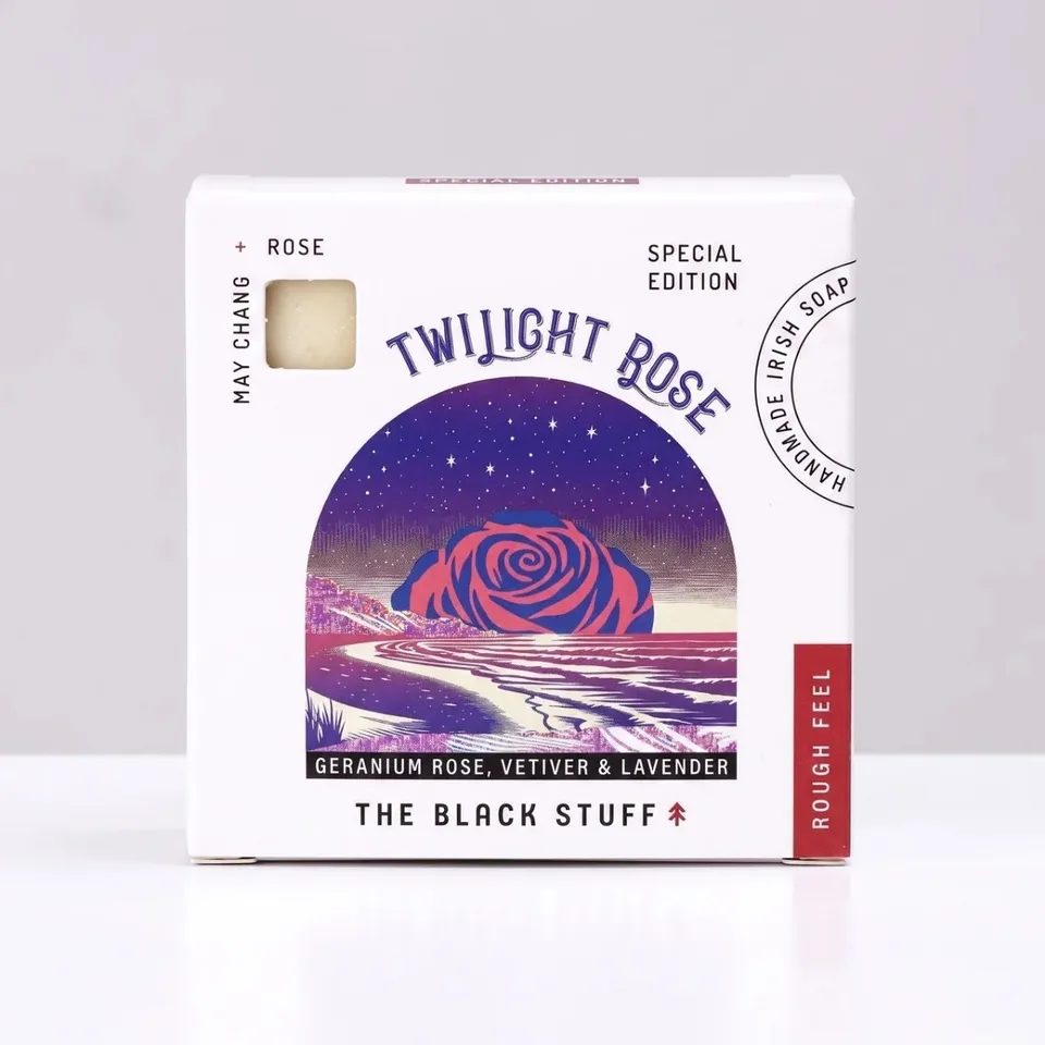 The Black Stuff Twilight Rose saponetta uomo edizione limitata