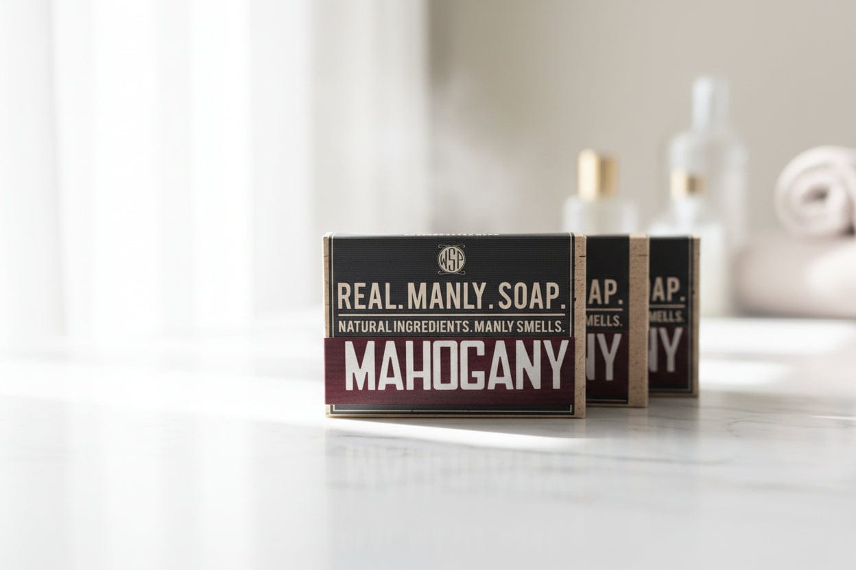 Wet Shaving Products Mahogany Saponetta Uomo Singola Legno
