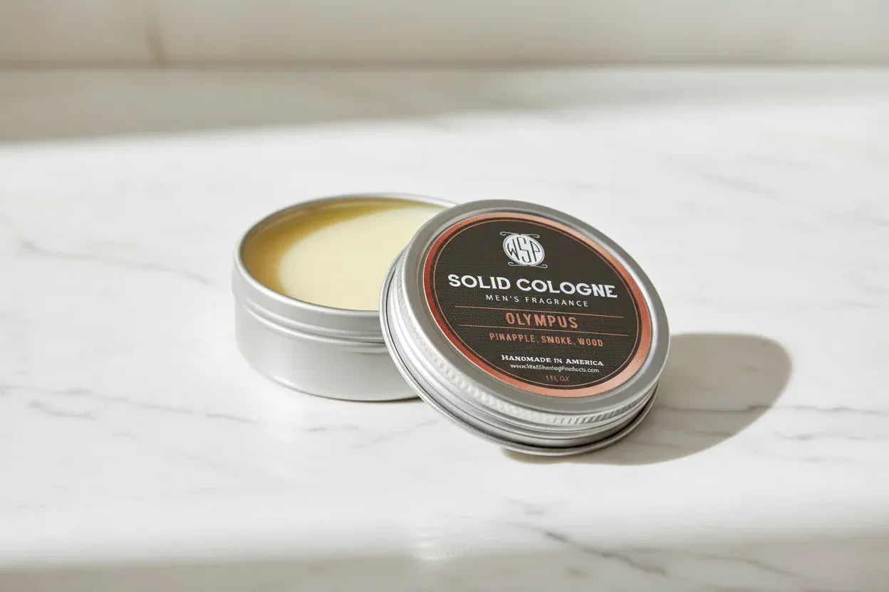 Wet Shaving Products Solid Cologne profumo solido Mahogany