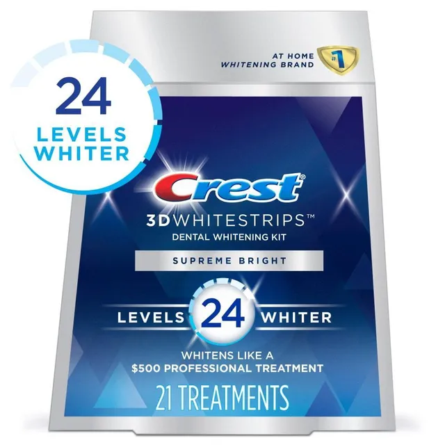 Crest 3D Whitestrips Supreme Bright strisce 42 pezzi