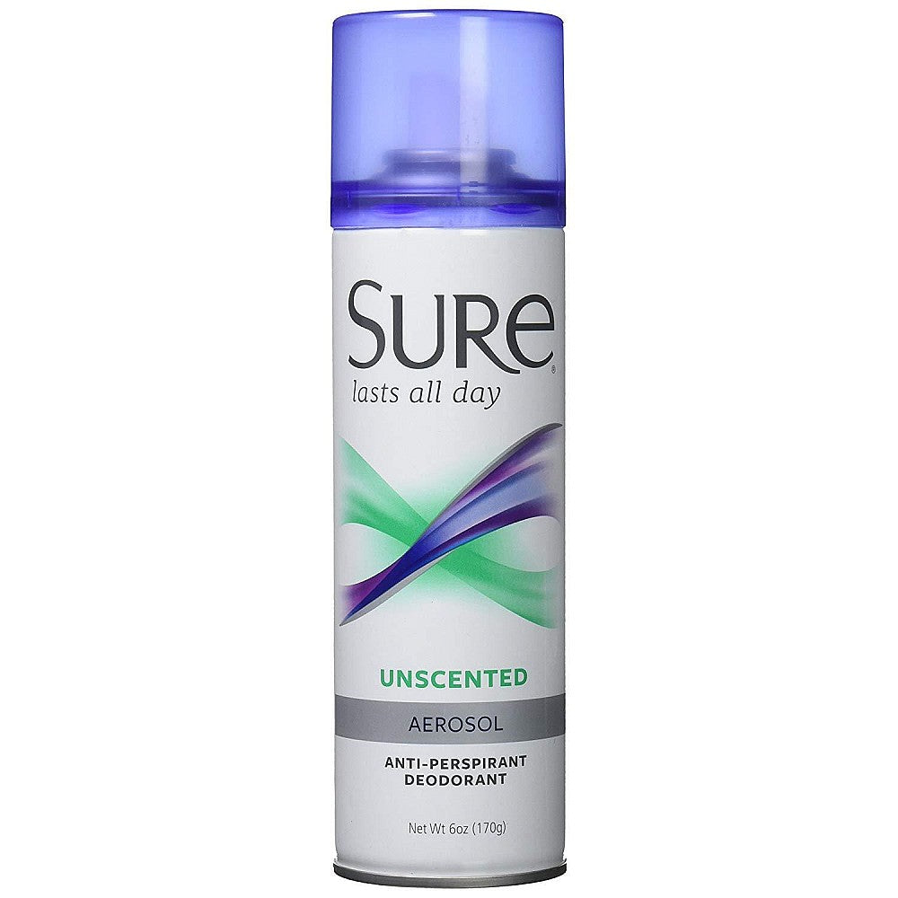 Sure Personal Care Antiperspirante Deodorante Spray 6 Oz Inodore