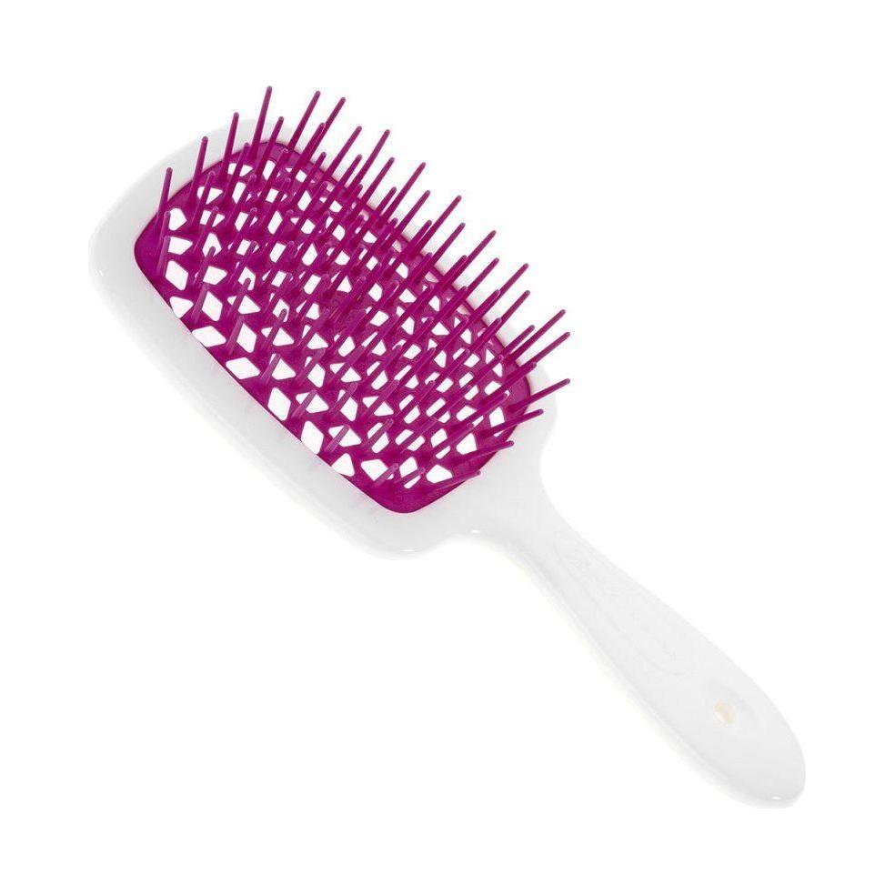 Janeke Superbrush SP226BIA FUX Spazzola Bianco Fucsia
