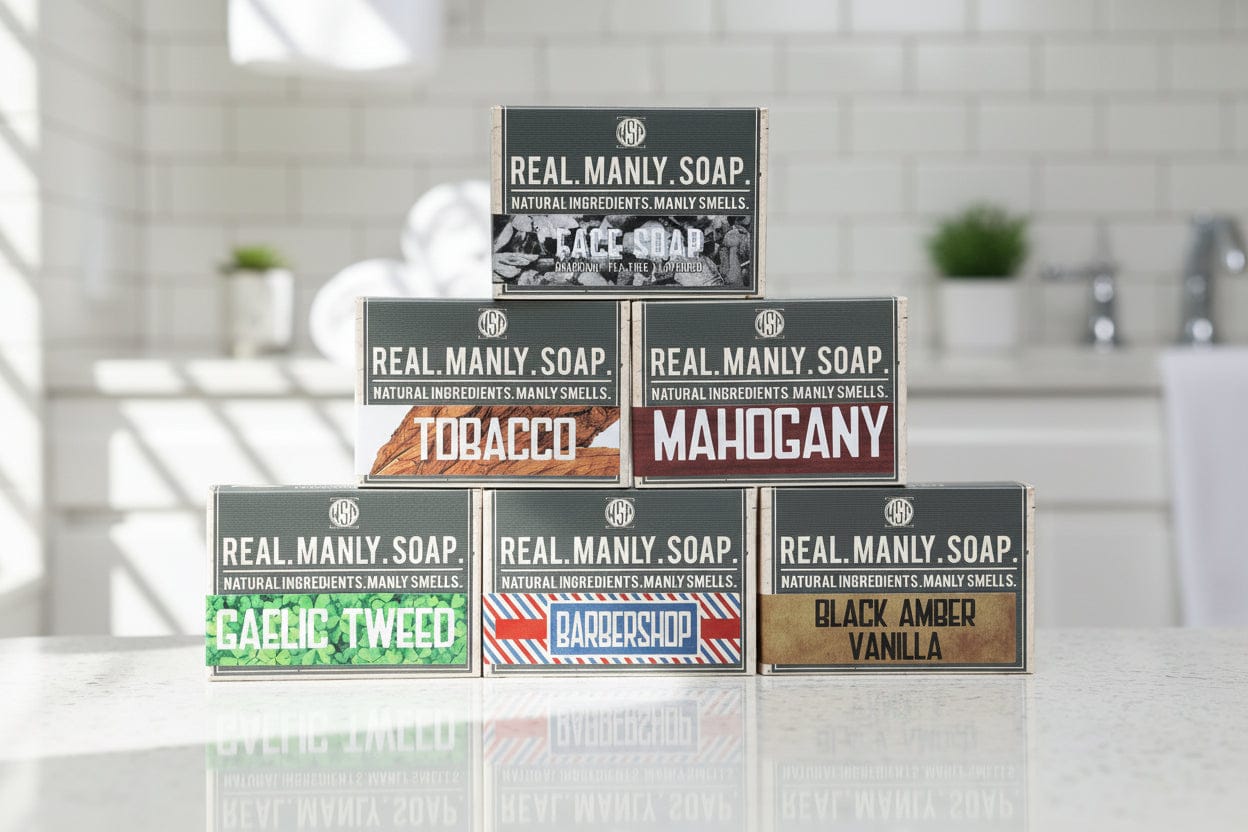 Wet Shaving Products Handcrafted Sapone Corpo Uomo Master 10 Pezzi Vegano