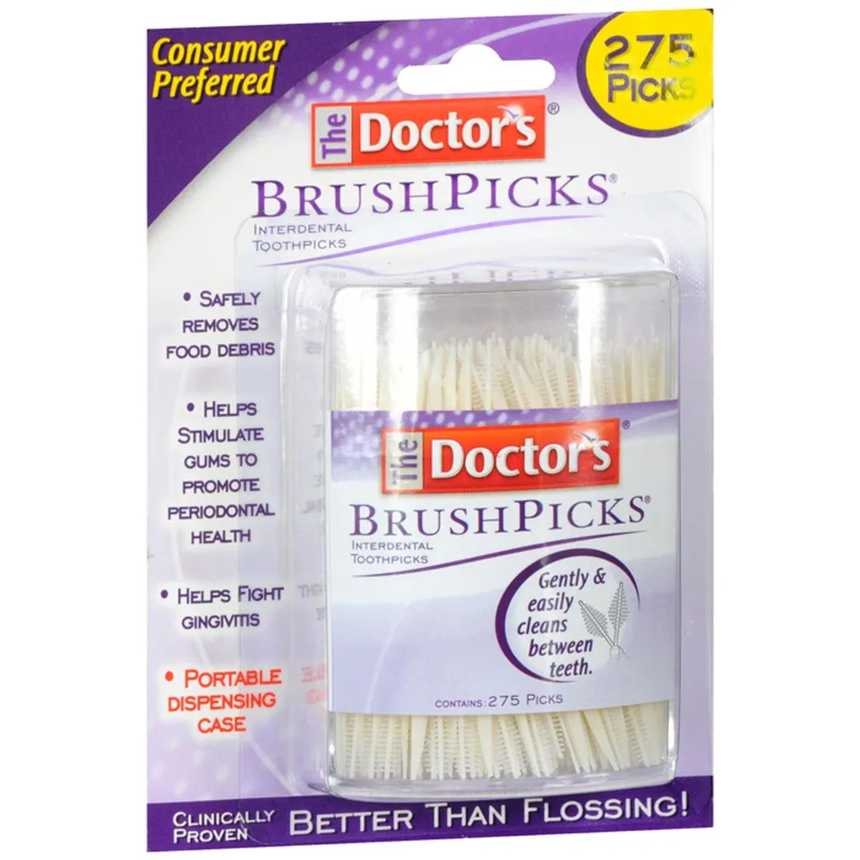 Doctor's BrushPicks Stuzzicadenti interdentali setole 275 pz