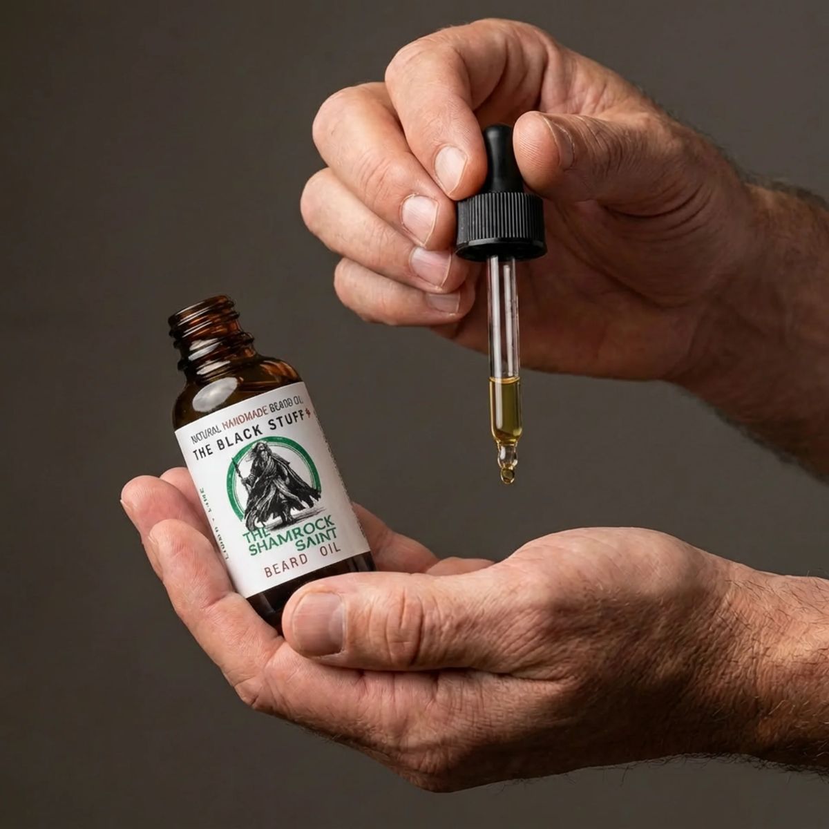 The Black Stuff Shamrock Saint Olio Barba edizione limitata