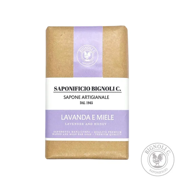 Saponificio Bignoli Saponetta Lavanda e Miele 150g profumata