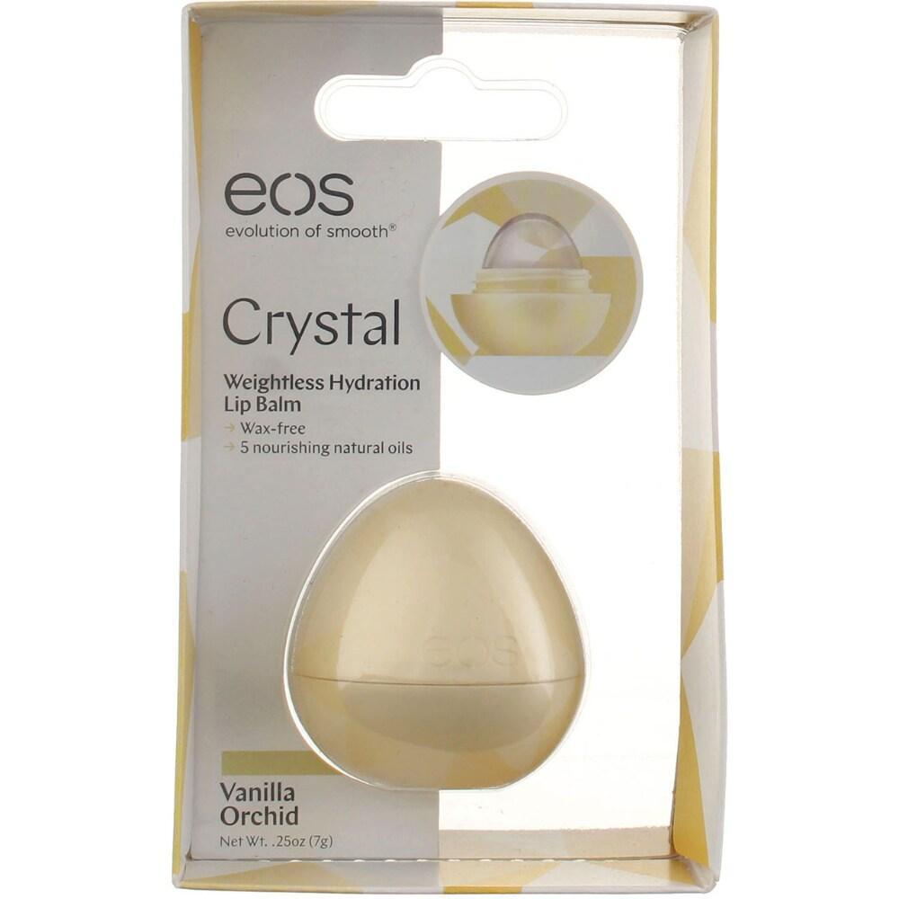eos Crystal Vanilla Orchid balsamo labbra vaniglia senza cera