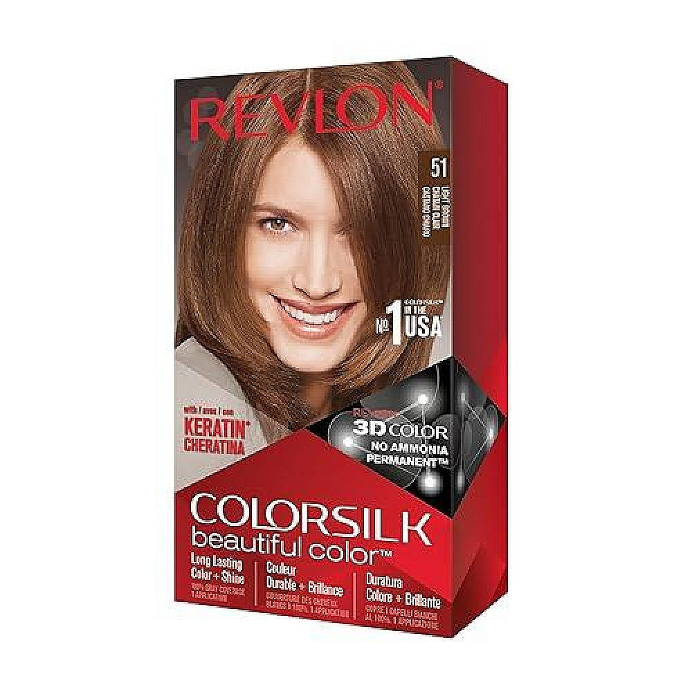 Revlon Colorsilk 51 tinta capelli castano chiaro luminoso