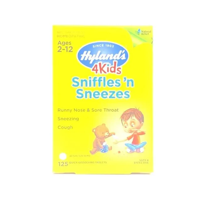 Hyland's 4 Kids Sniffles'n Sneezes rimedio 125 compresse raffreddore