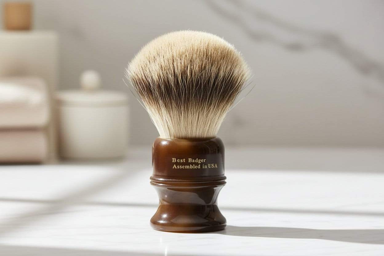 Wet Shaving Products The Stubby Pennello Barba Best Badger 26mm Extra Dense