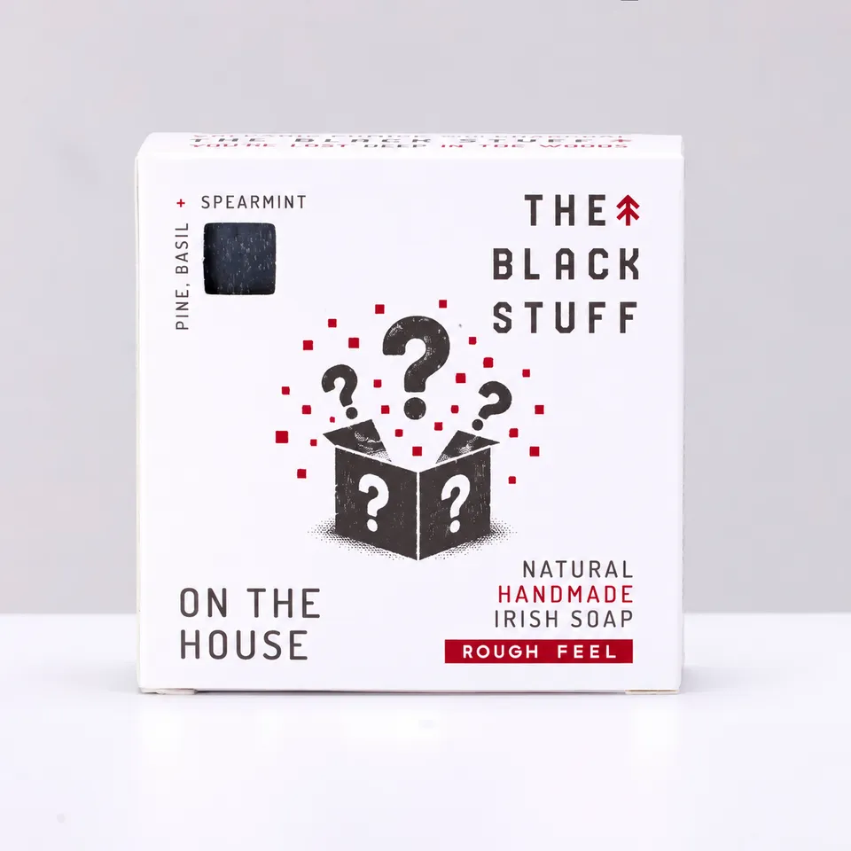 The Black Stuff Men's Bar Soap On The House saponetta corpo