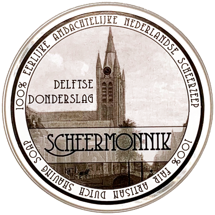 Scheermonnik Delftse Donderslag Sapone Barba 75 g Ambra