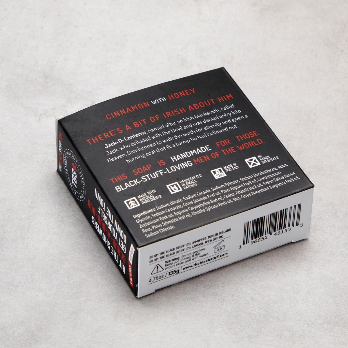 The Black Stuff Good Bay Rum saponetta 140g miele e spezie