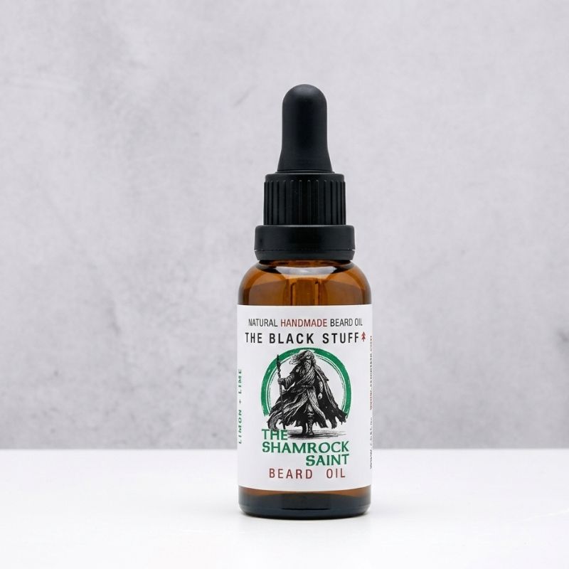 The Black Stuff Shamrock Saint Olio Barba edizione limitata