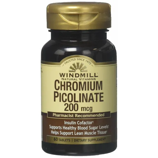 Windmill Chromium Picolinate integratore 200 mcg compresse