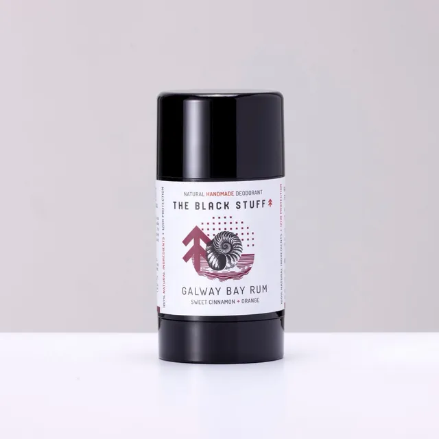 The Black Stuff Galway Bay Rum deodorante naturale uomo