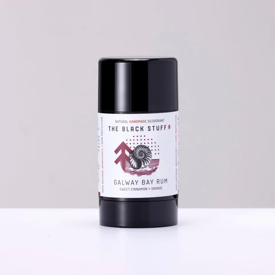 The Black Stuff Galway Bay Rum deodorante naturale uomo