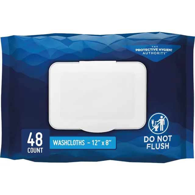 Prevail Washcloths Salviette Umidificate Adulti senza alcol