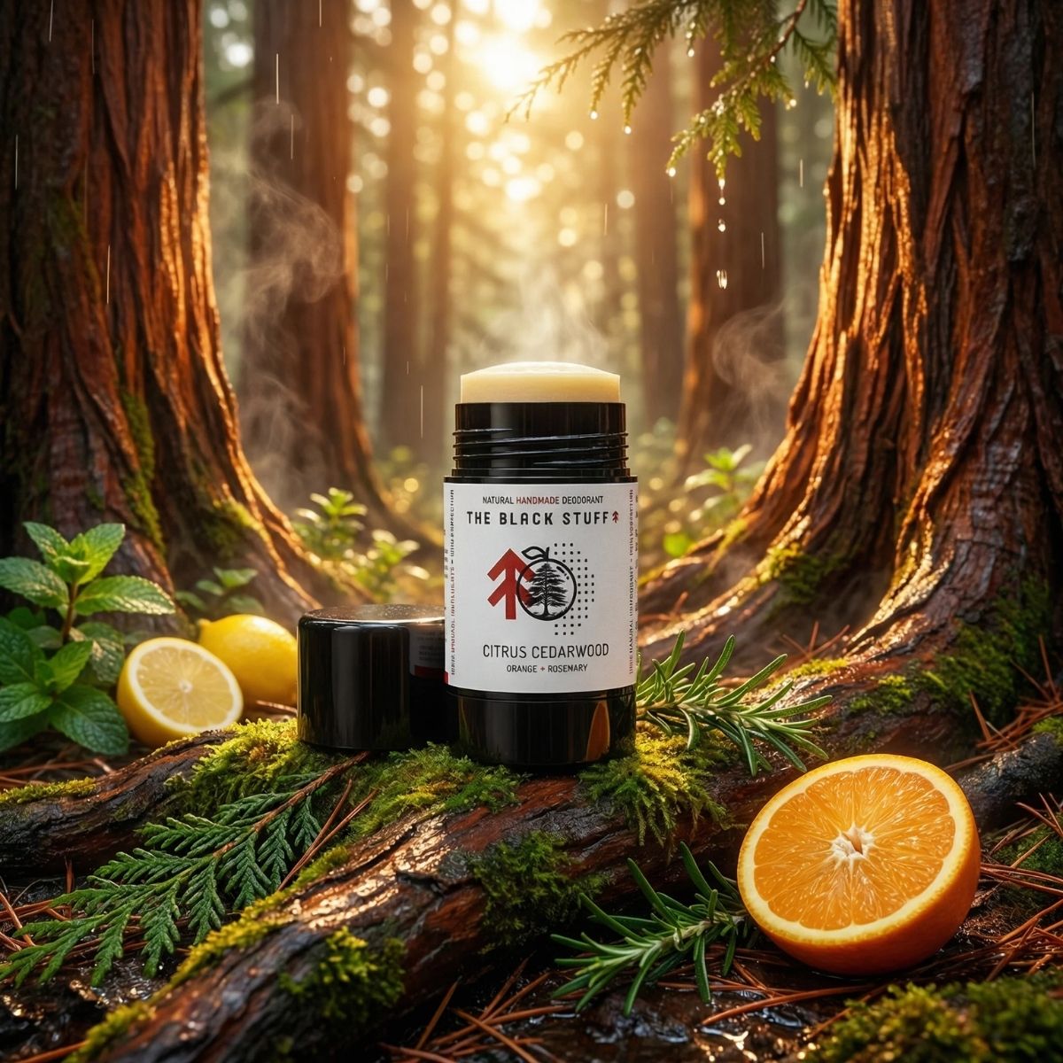 The Black Stuff Citrus Cedarwood Blast deodorante agrumi uomo