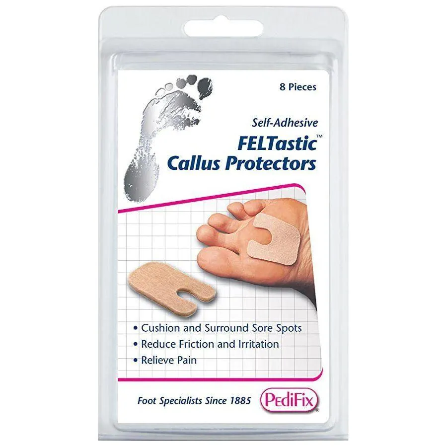 PediFix protezioni calli feltro autoadesive 8 pezzi piedi