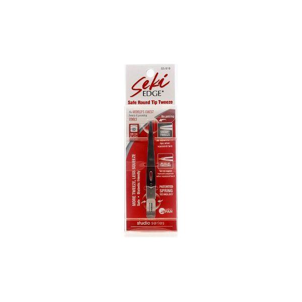 Seki Edge SS-516 pinzetta punta tonda acciaio