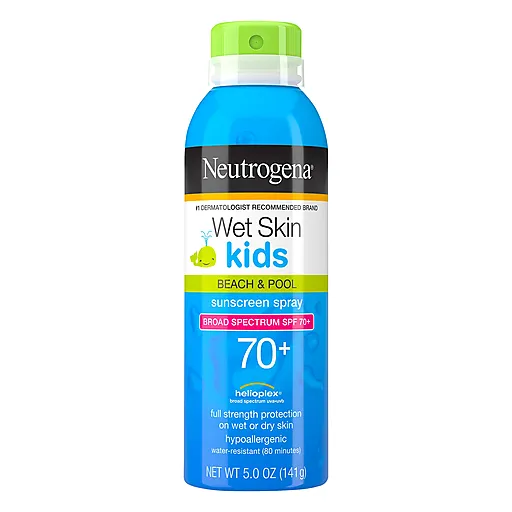 Neutrogena Wet Skin Kids spray solare SPF70 142 g