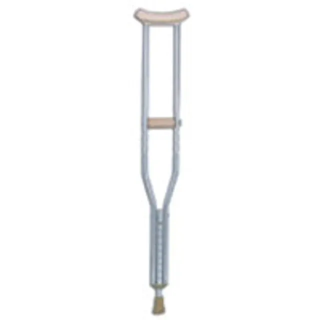 Carex Push Button stampelle alluminio adulti regolabili