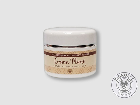 Saponificio Bignoli Riso Crema Mani Olio di Riso 75ml idratante