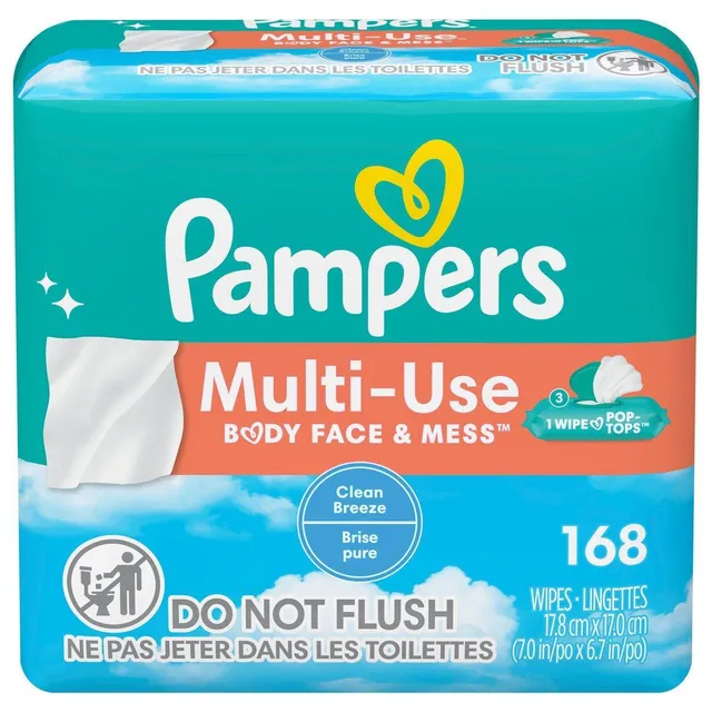 Pampers Clean Breeze salviette umidificate 3x56 pezzi ipoallergeniche