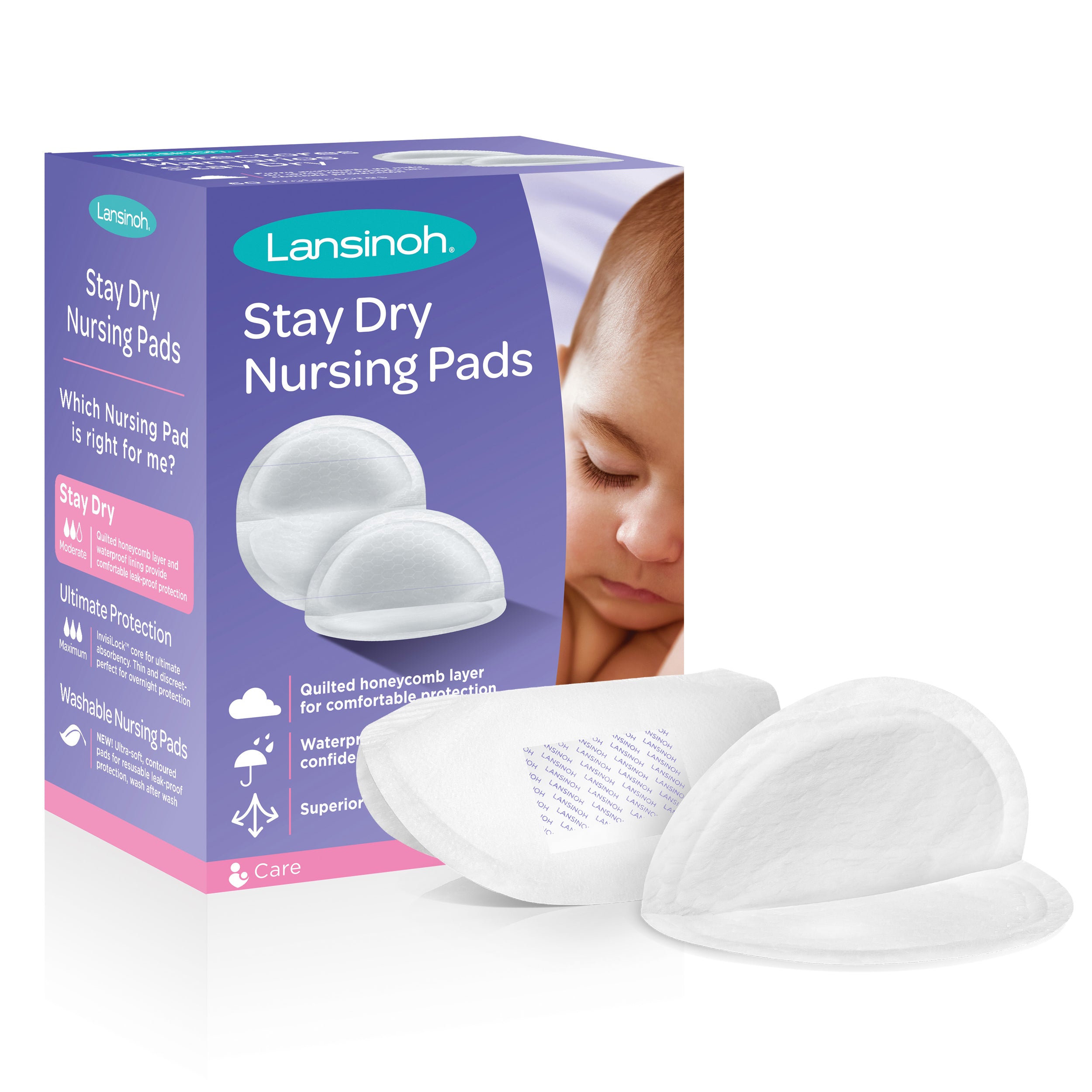 Lansinoh Stay Dry coppette assorbilatte 60 pz monouso