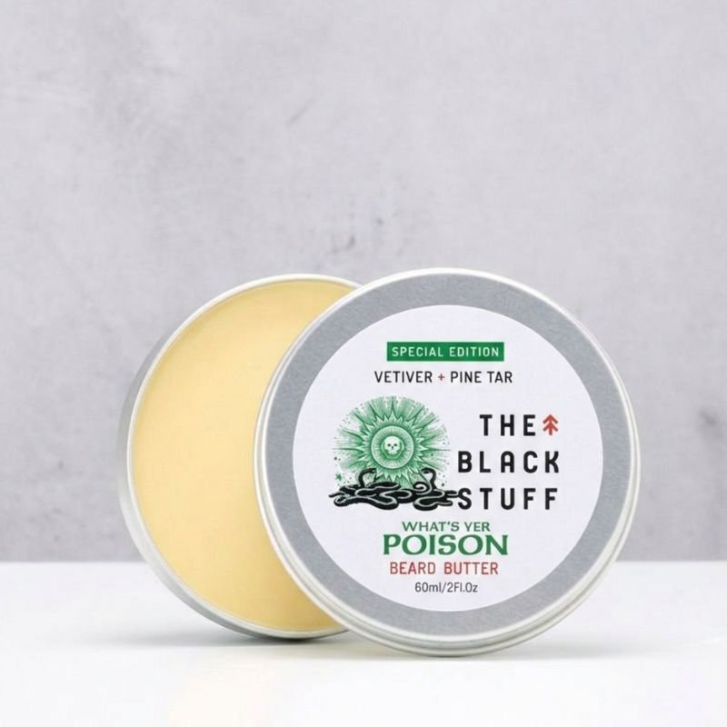 The Black Stuff Beard Care What's Yer Poison burro barba 60ml