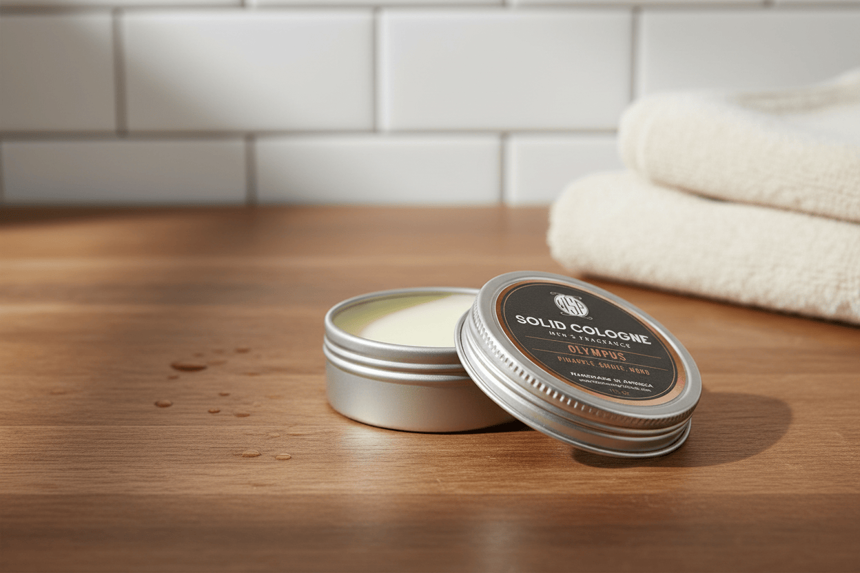 Wet Shaving Products Solid Cologne profumo solido Mahogany