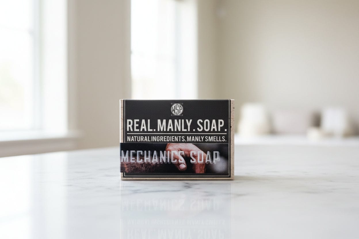 Wet Shaving Products Mechanic's Scrub Bar sapone mani grasso