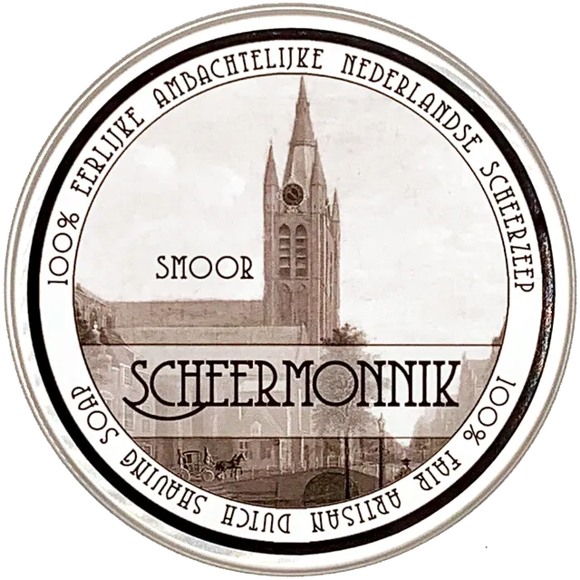 Scheermonnik Smoor Scheerzepen sapone barba 75 g sandalo
