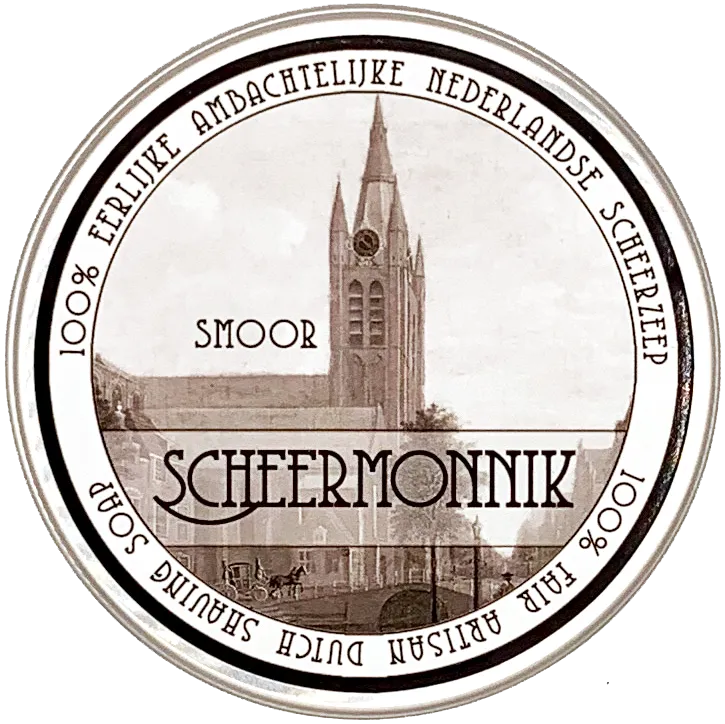 Scheermonnik Smoor Scheerzepen sapone barba 75 g sandalo