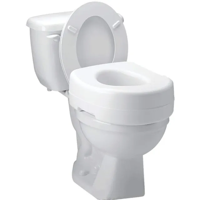 Carex Raised Toilet Seat rialzo wc bianco per anziani