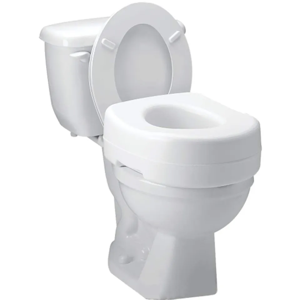 Carex Raised Toilet Seat rialzo wc bianco per anziani