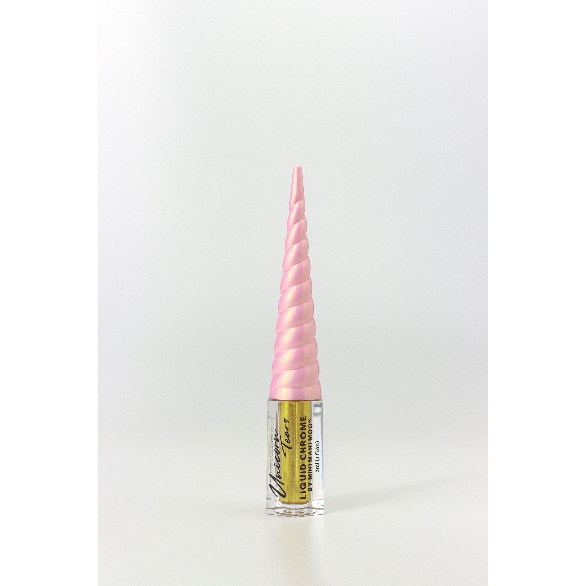 Unicorn Tears Liquid Chrome smalto oro trucco 3 in 1
