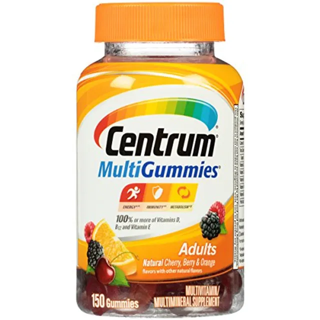 Centrum MultiGummies Adults multivitaminico gommose 150 pezzi ciliegia mora