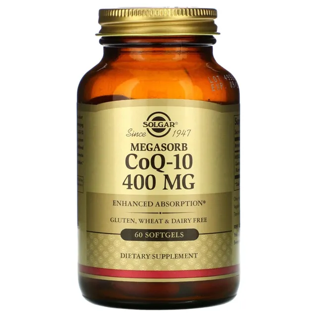 Solgar Megasorb CoQ-10 integratore 30 capsule 400 mg