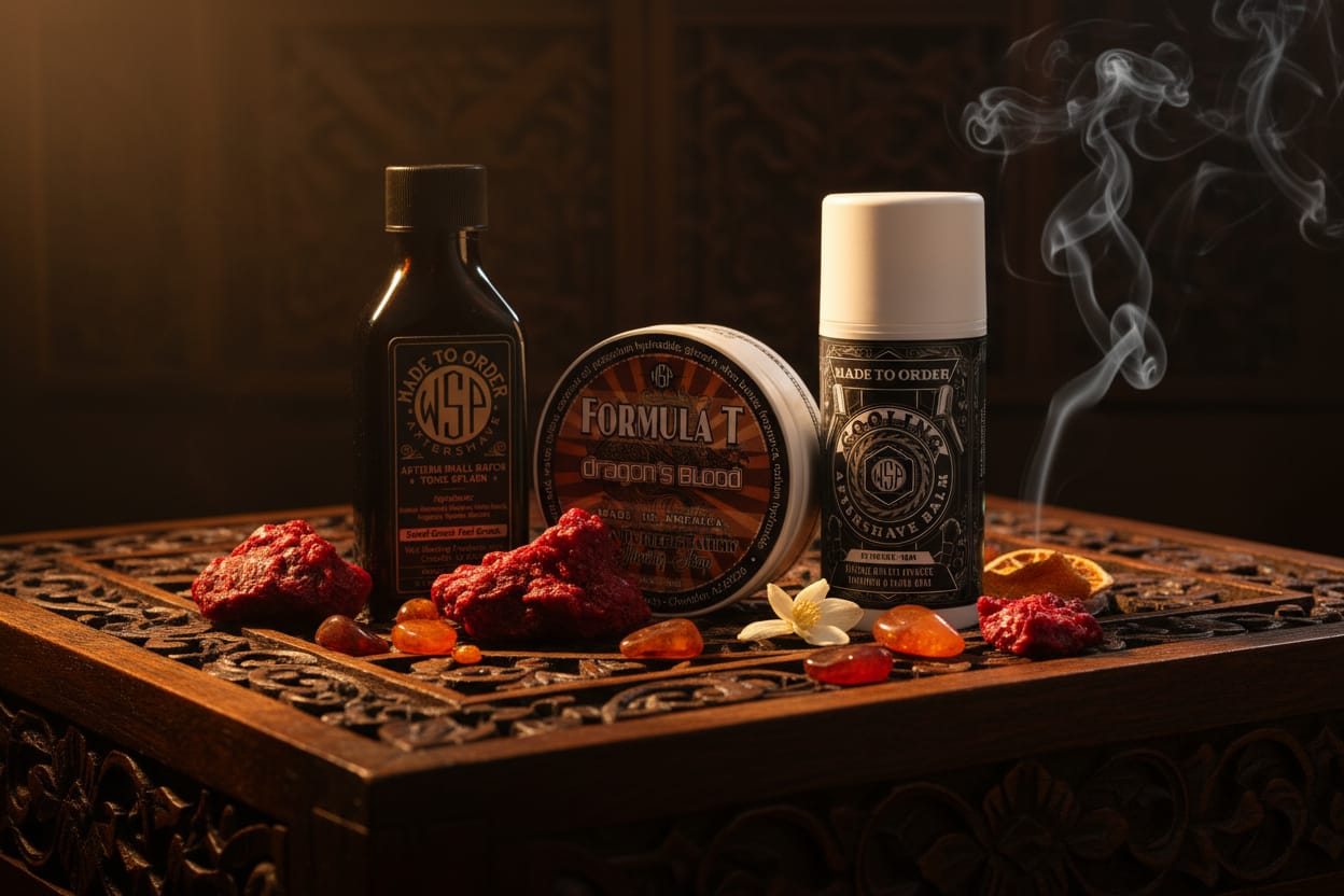 Wet Shaving Products Dragon's Blood Formula T sapone barba 4oz resina