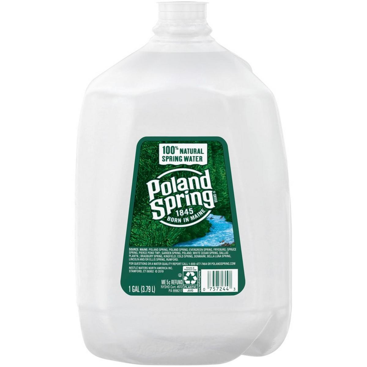 Poland Spring acqua naturale 6 bottiglioni 1 gallone
