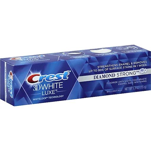 Crest 3D White Luxe Diamond Strong dentifricio menta brillante