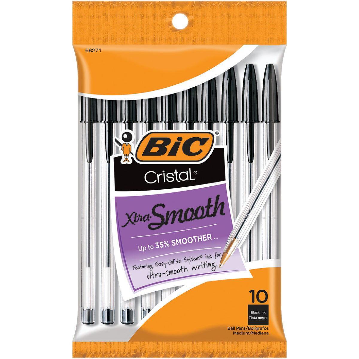 BiC Cristal Penna a Sfera Nera Tratto Medio Classica