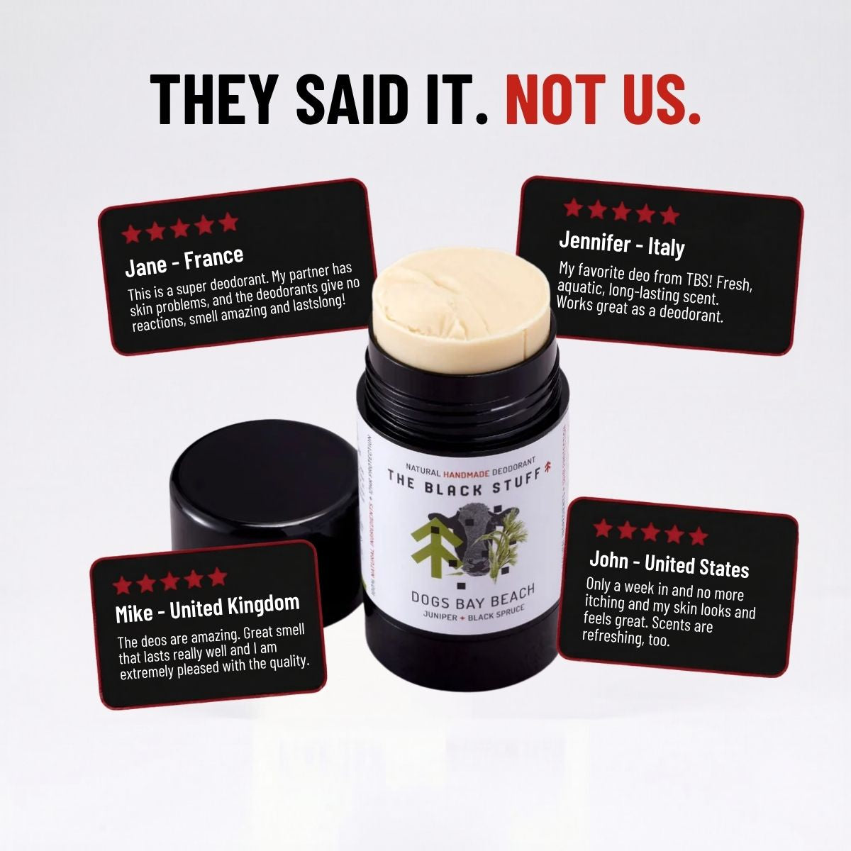 The Black Stuff Dogs Bay Beach deodorante naturale unisex