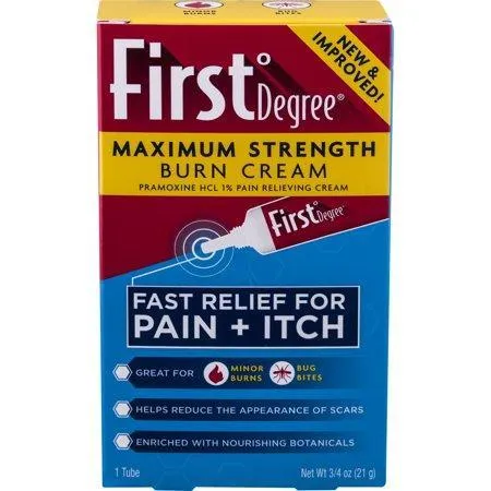 First Degree Maximum Strength crema scottature 0.75 oz