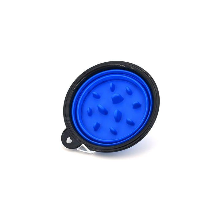 Stirling Soap Co. ciotola barba silicone nero pieghevole da viaggio
