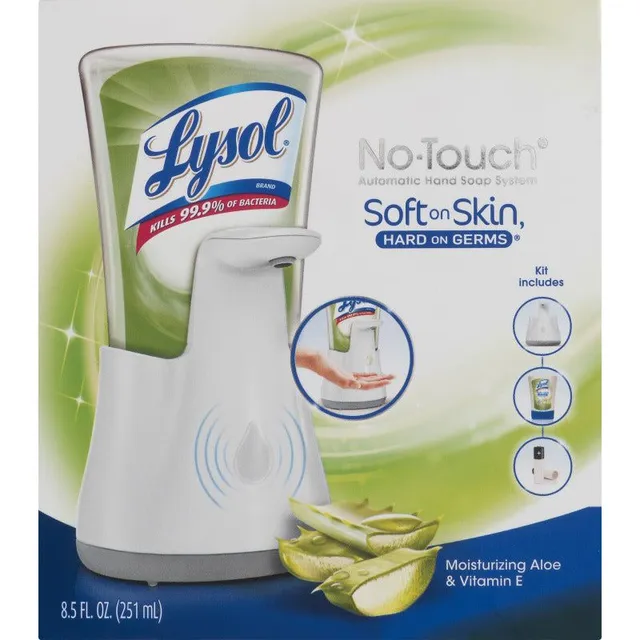 Lysol No-Touch dispenser sapone mani aloe e vitamina E