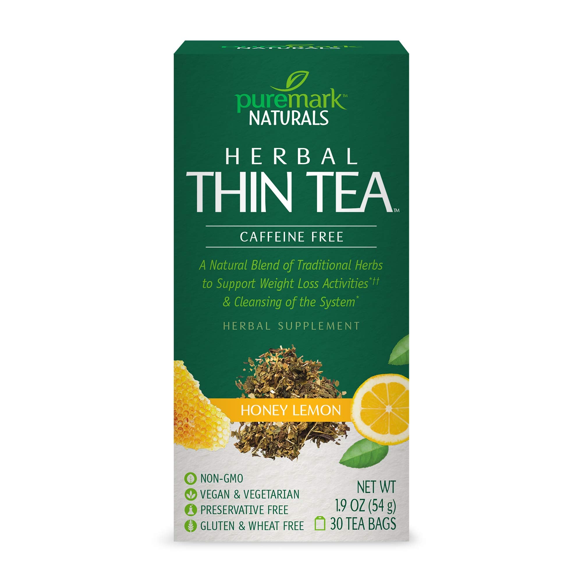 Puremark Herbal Thin Tea tisana miele e limone alle erbe